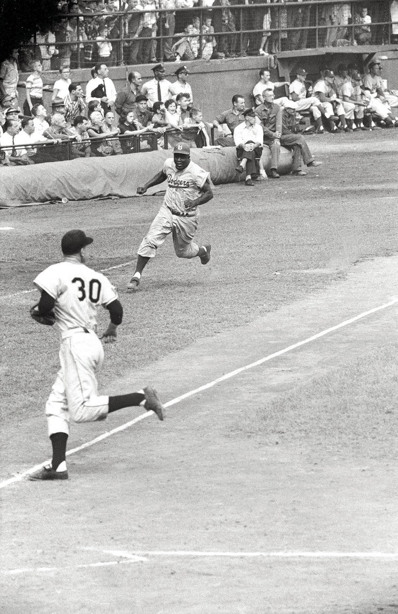 In his final season with the Dodgers, Robinson helped the team to a 93–61 record—and won his sixth pennant in 10 years.